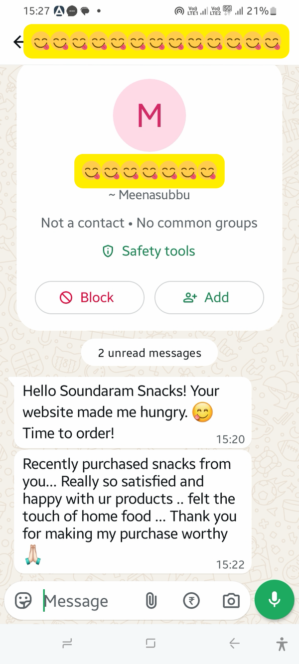 Customer Review Screenshot