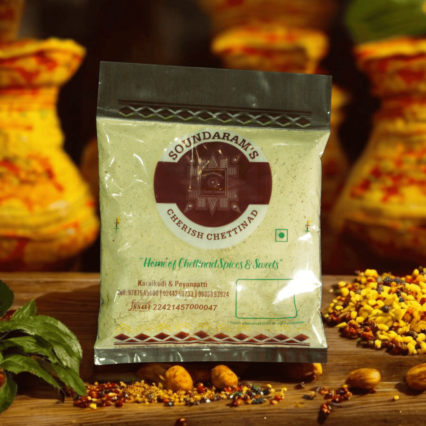 Paruppu Podi (200g) - Soundaram's Chettinad Sweets & Snacks