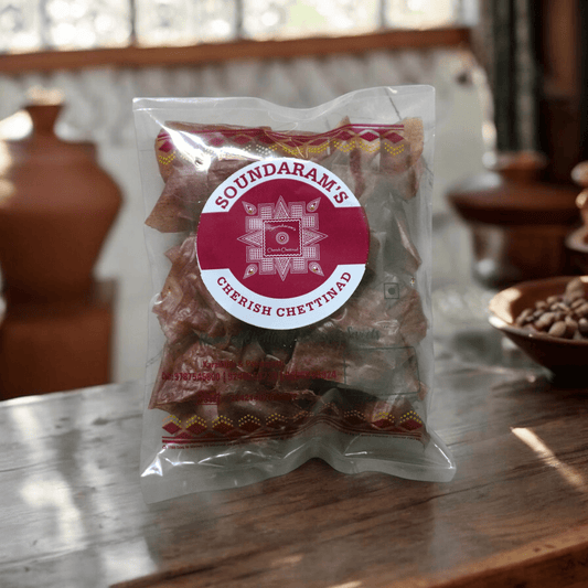 Ragi Thenkuzhal Vathal (கேழ்வரகு தேன்குழல் வத்தல்) - Soundaram's Chettinad Sweets & Snacks