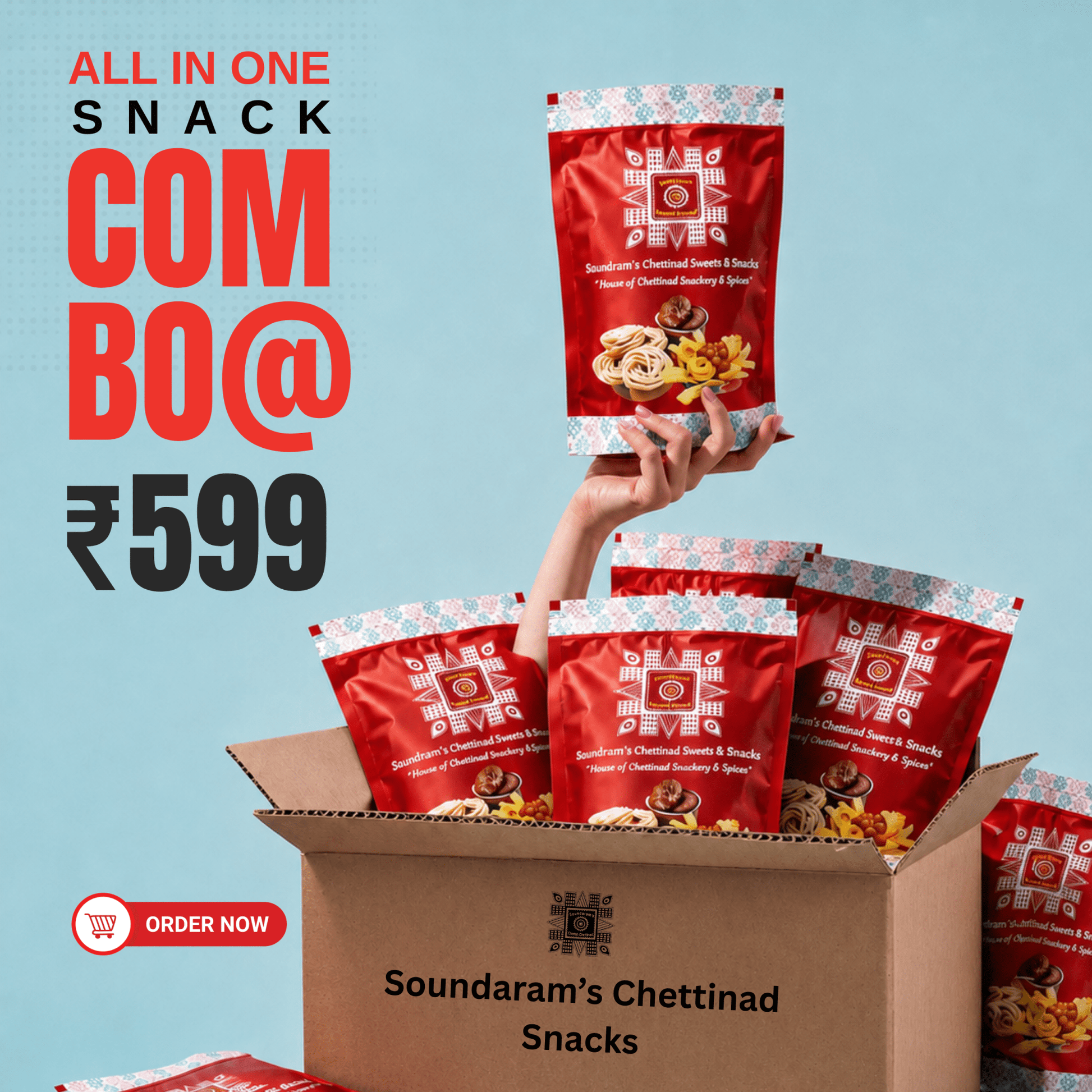 All in One Combo - Soundaram's Chettinad Sweets & Snacks