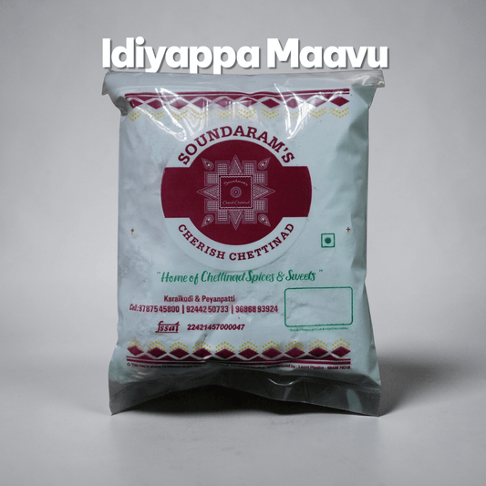 Idiyappa Maavu - 1Kg (இடியாப்ப மாவு) - Soundaram's Chettinad Sweets & Snacks