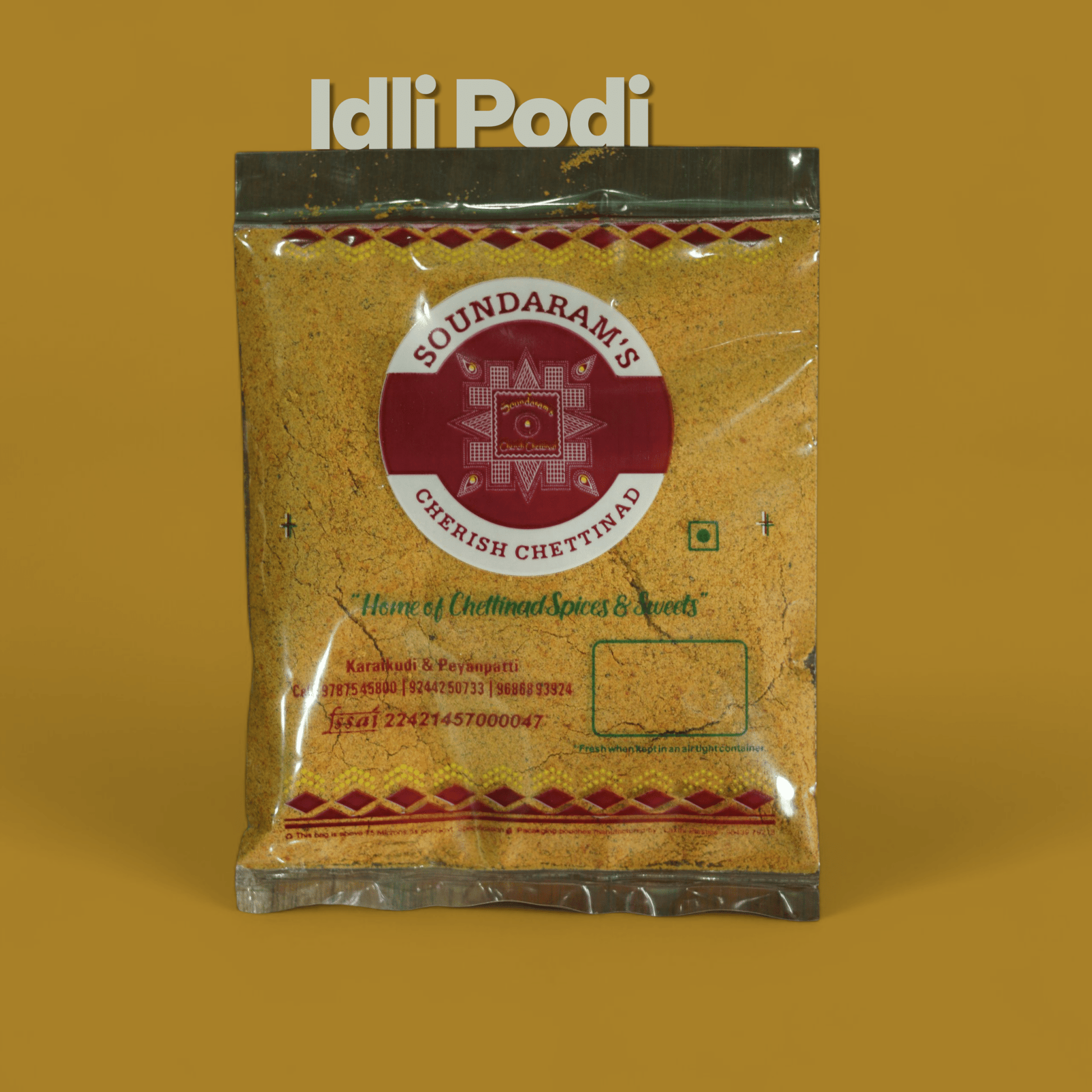 Idli Podi (200g) - Soundaram's Chettinad Sweets & Snacks