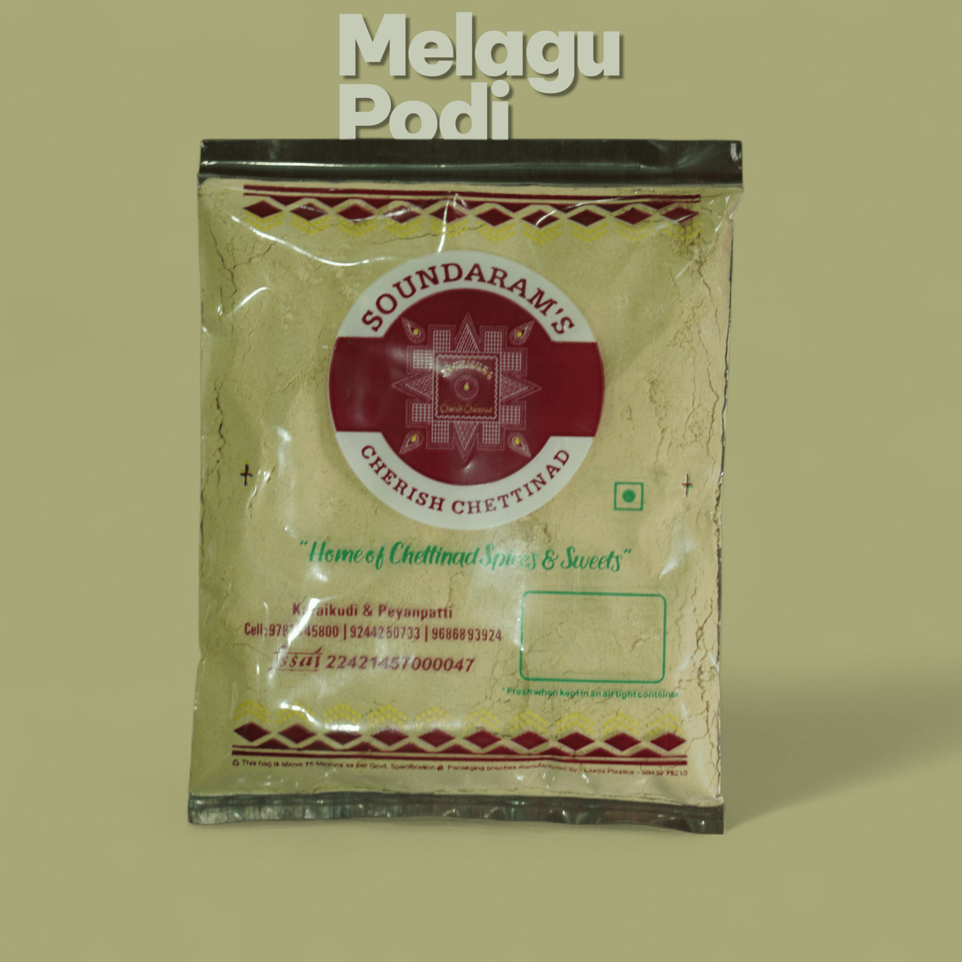 Melagu Podi (200g) - Soundaram's Chettinad Sweets & Snacks