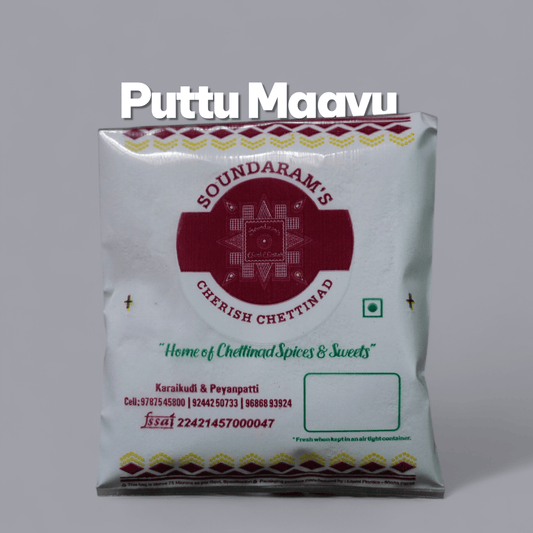 Puttu Maavu - 250g (புட்டு மாவு) - Soundaram's Chettinad Sweets & Snacks