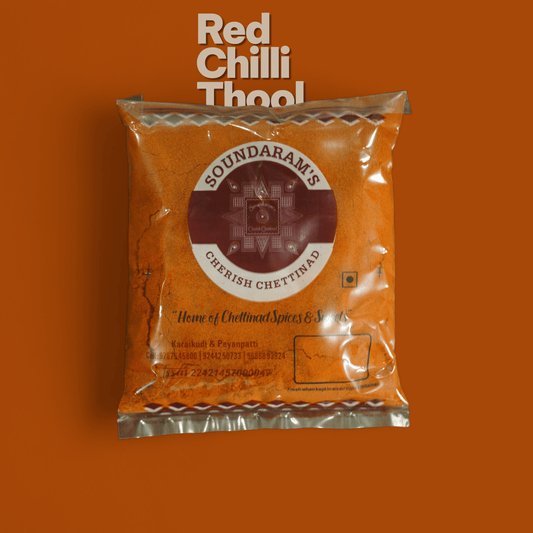 Red Chilli Thool (250g) - Soundaram's Chettinad Sweets & Snacks