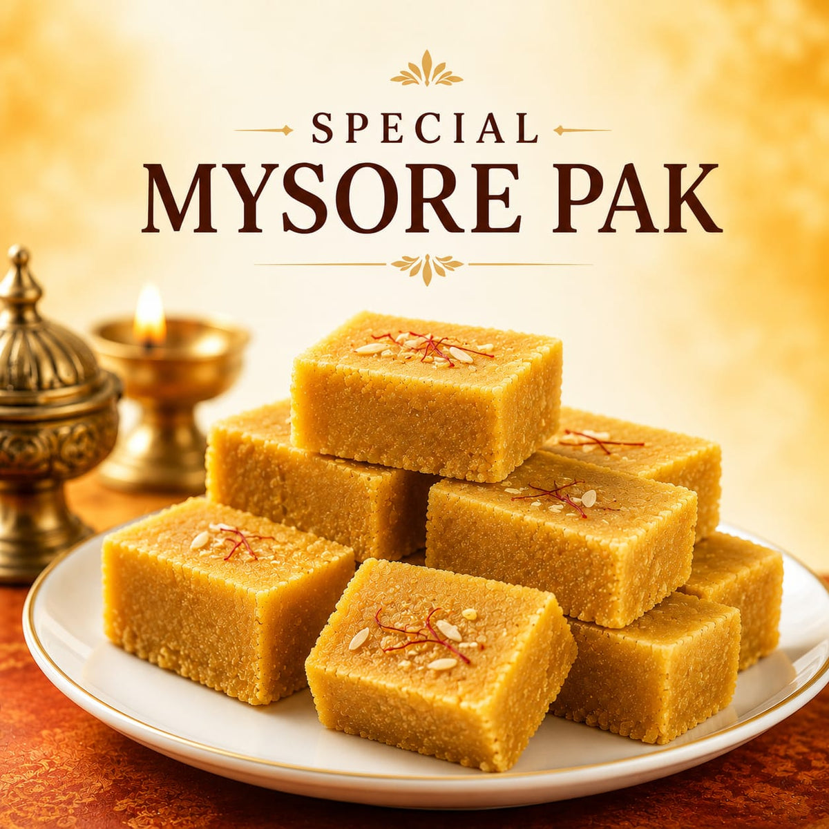Special Mysore Pak - Soundaram's Chettinad Sweets & Snacks