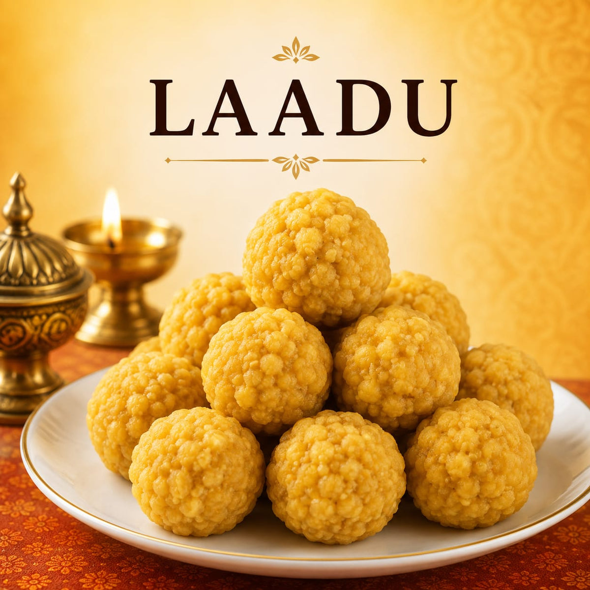 Traditional Laadu (250g) - Soundaram's Chettinad Sweets & Snacks